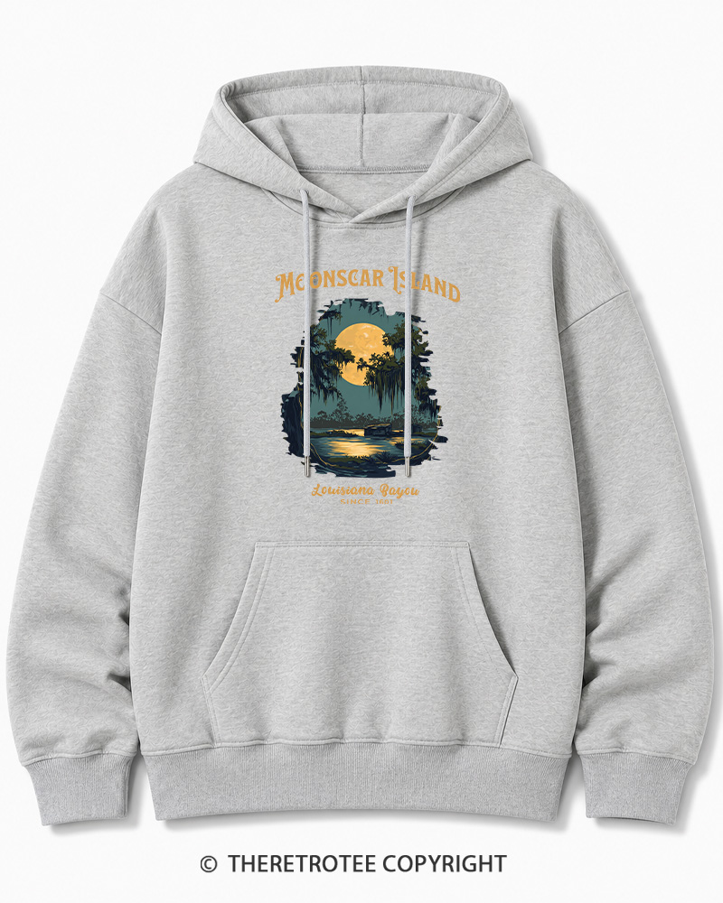 TheRetroTee Moonscar Island 1990s Halloween Cotton Hoodie