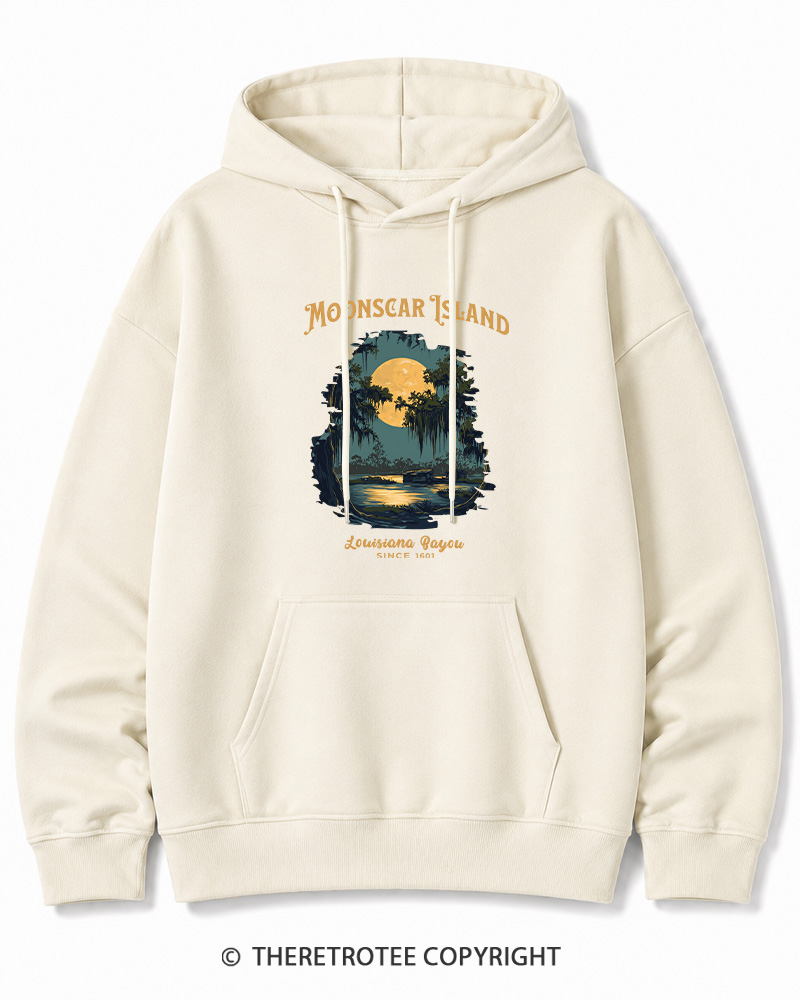 TheRetroTee Moonscar Island 1990s Halloween Cotton Hoodie