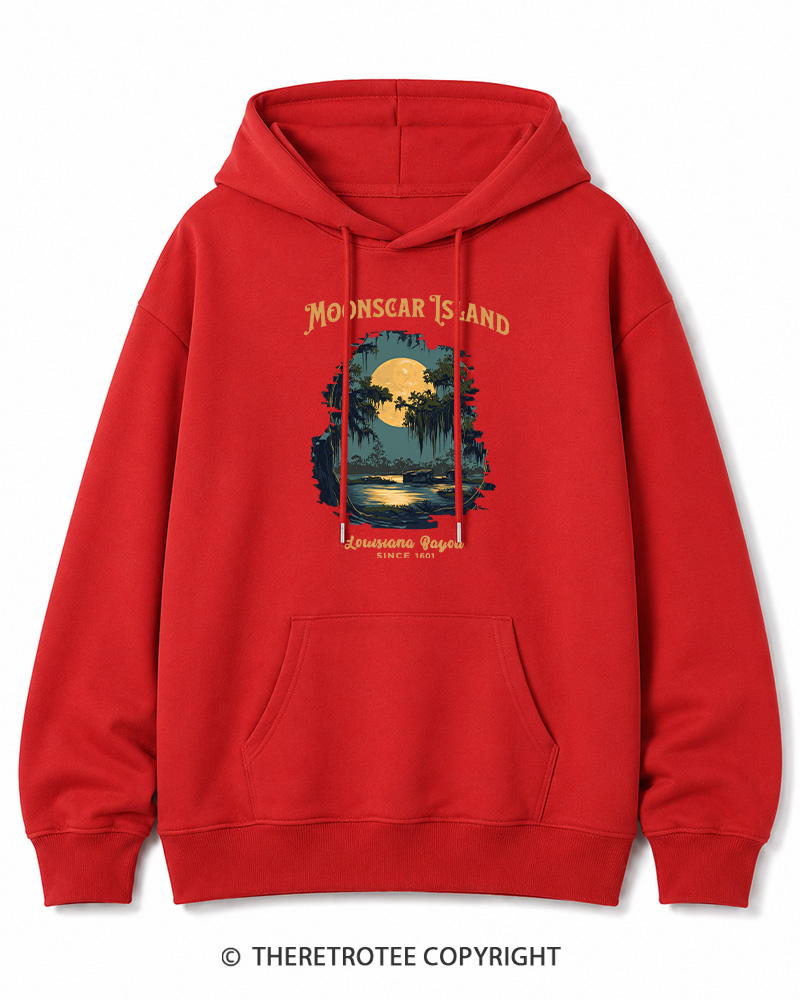TheRetroTee Moonscar Island 1990s Halloween Cotton Hoodie