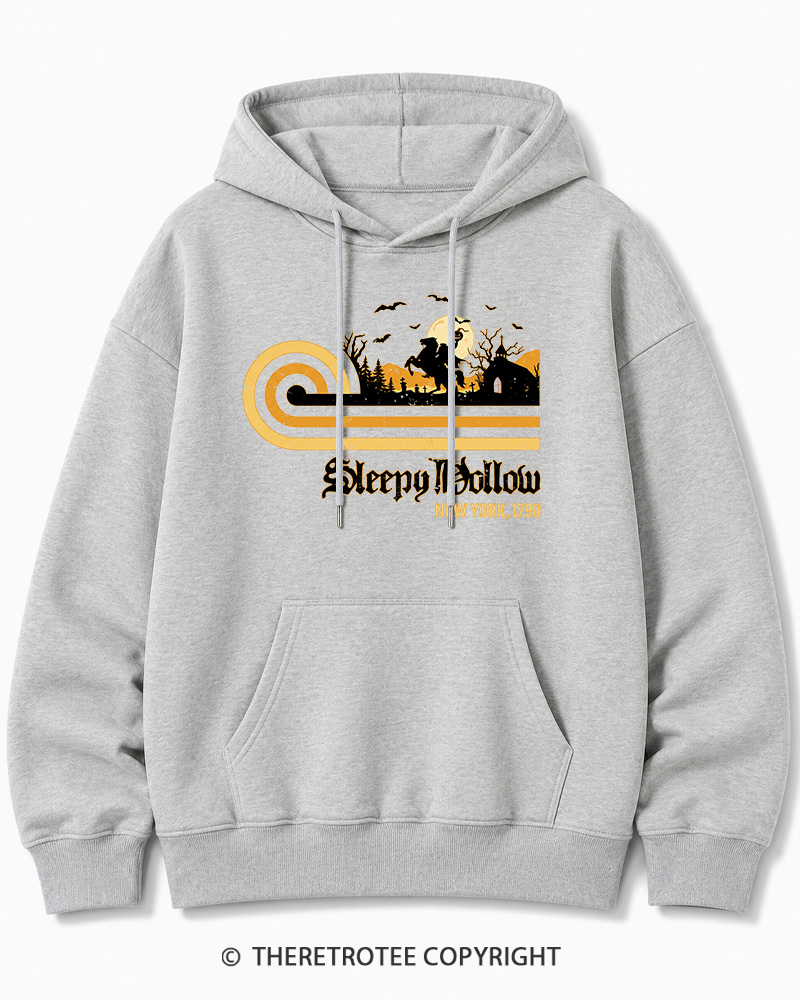TheRetroTee Sleepy Hollow 1970s Halloween Cotton Hoodie