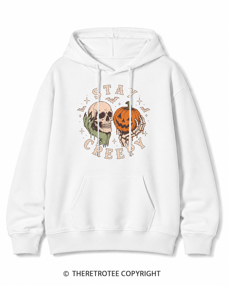 TheRetroTee Staying Alive 1990s Halloween Halloween Cotton Hoodie