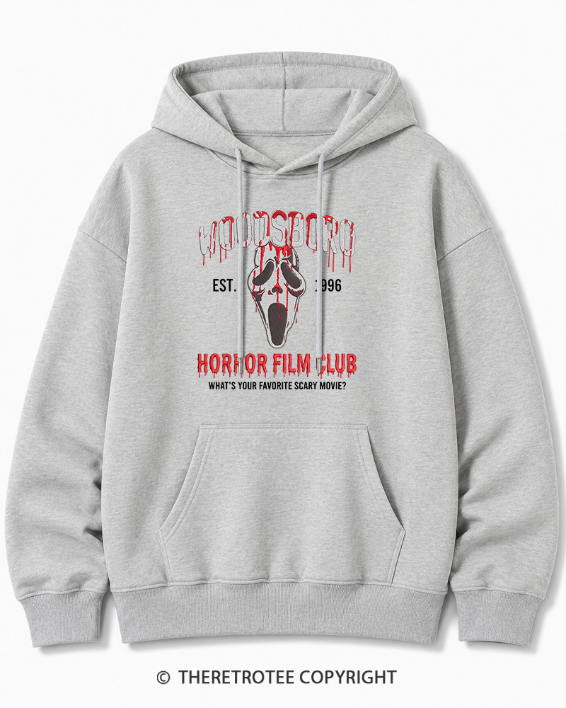 TheRetroTee What's Your Favorite Scary Movie 1990s Halloween Cotton Hoodie