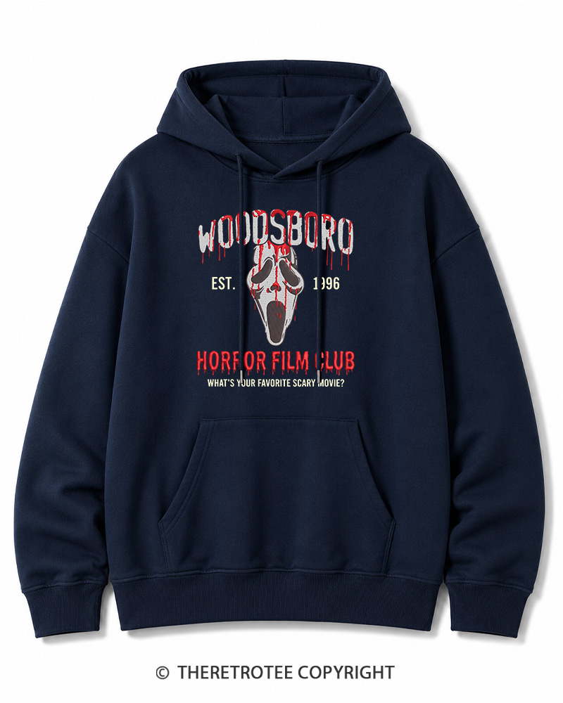 TheRetroTee What's Your Favorite Scary Movie 1990s Halloween Cotton Hoodie