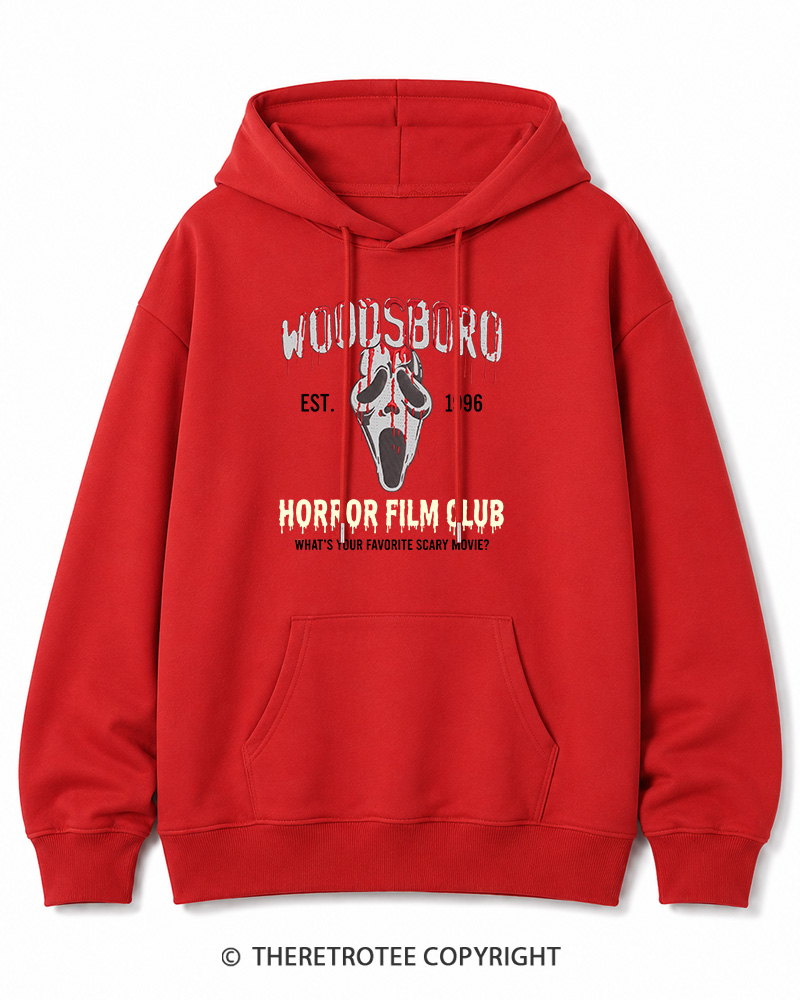 TheRetroTee What's Your Favorite Scary Movie 1990s Halloween Cotton Hoodie