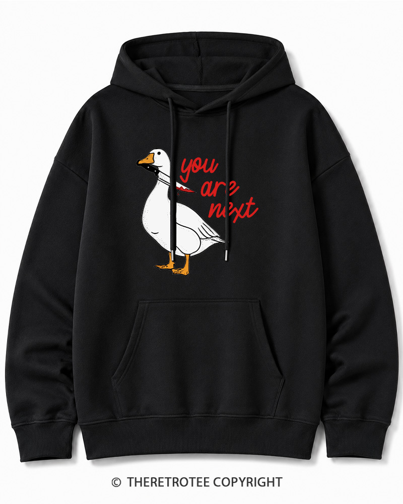 TheRetroTee You Are Next 2000s Halloween Cotton Hoodie