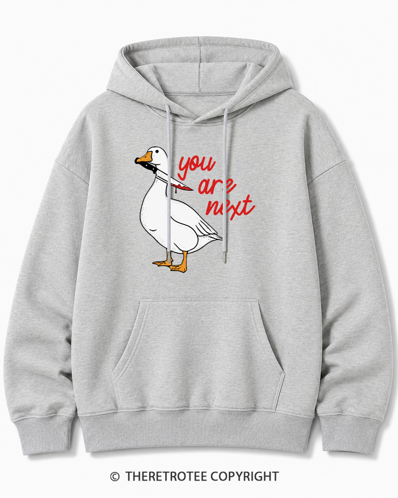 TheRetroTee You Are Next 2000s Halloween Cotton Hoodie