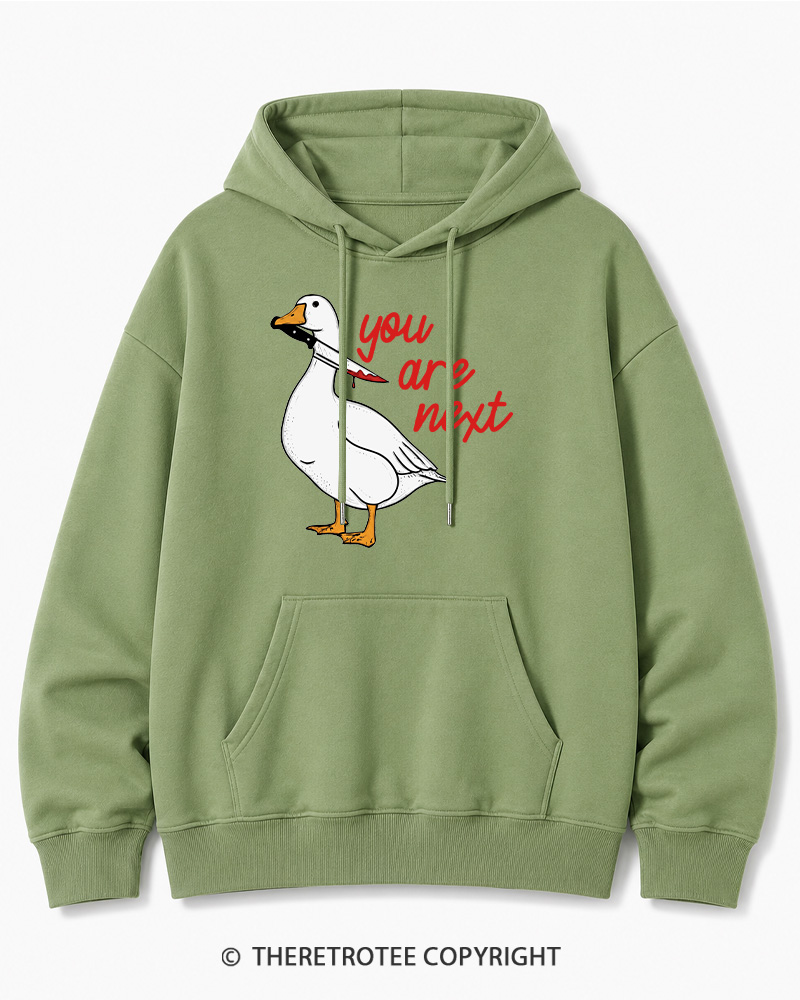 TheRetroTee You Are Next 2000s Halloween Cotton Hoodie