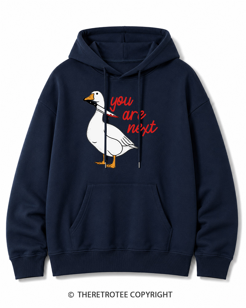 TheRetroTee You Are Next 2000s Halloween Cotton Hoodie