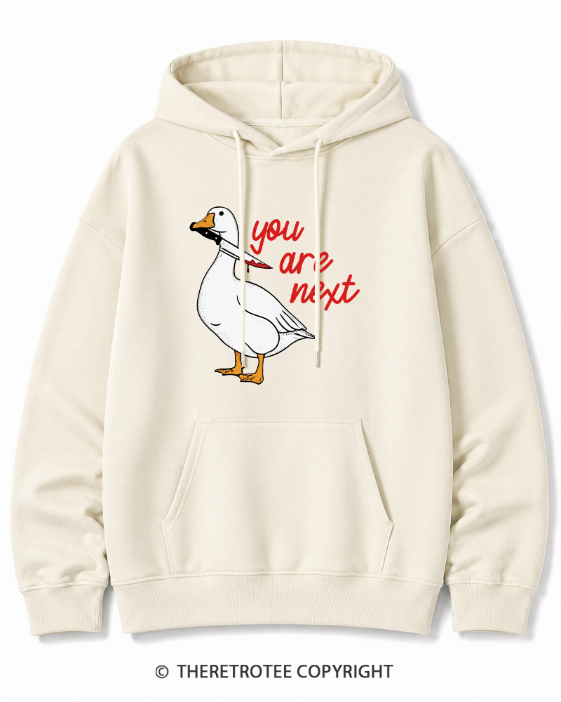 TheRetroTee You Are Next 2000s Halloween Cotton Hoodie