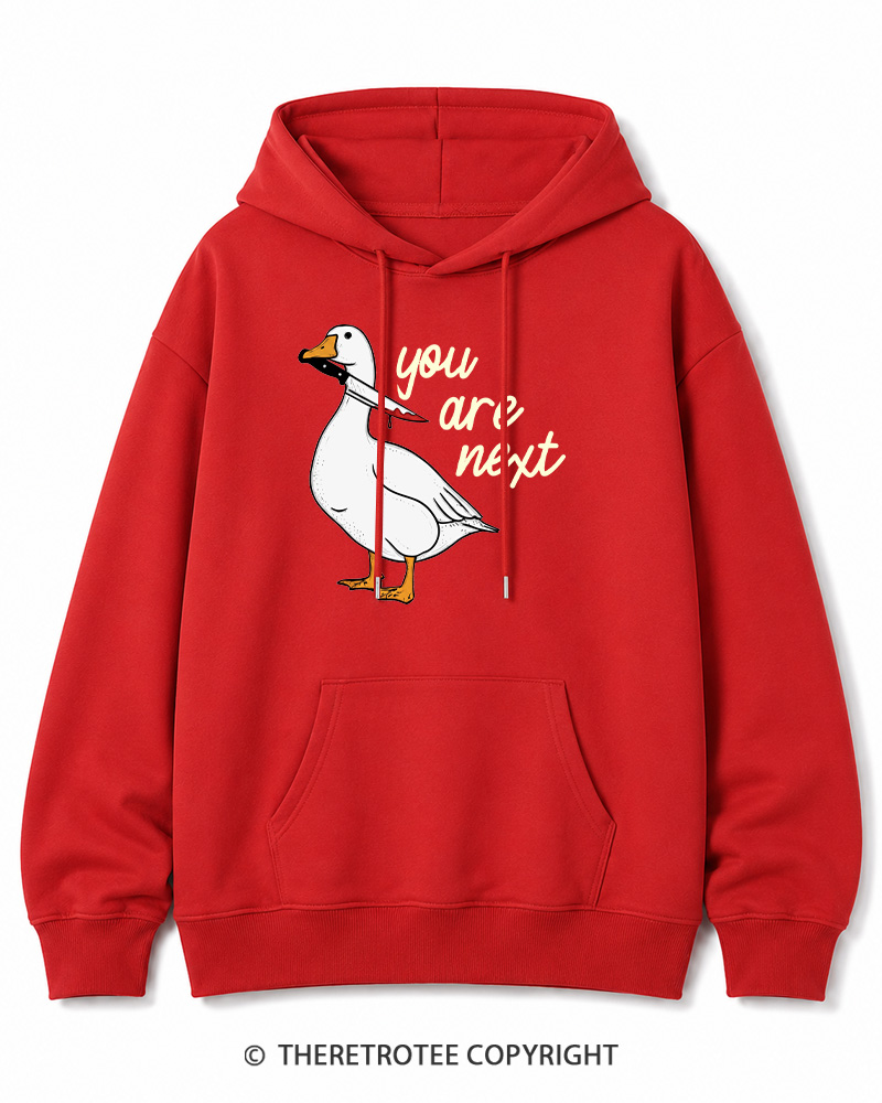 TheRetroTee You Are Next 2000s Halloween Cotton Hoodie