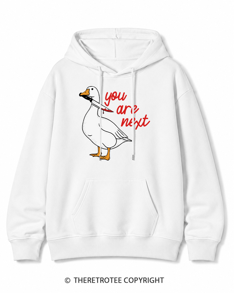 TheRetroTee You Are Next 2000s Halloween Cotton Hoodie