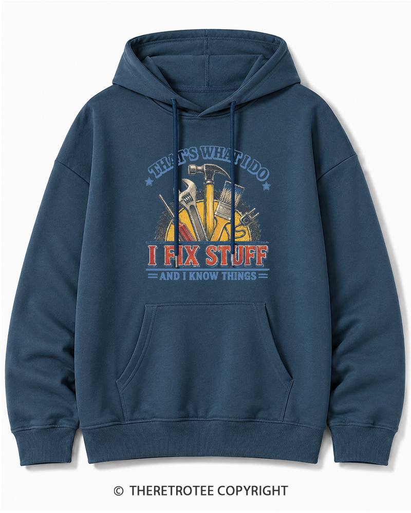 TheRetroTee That’s What I Do 1970s Cotton Hoodie