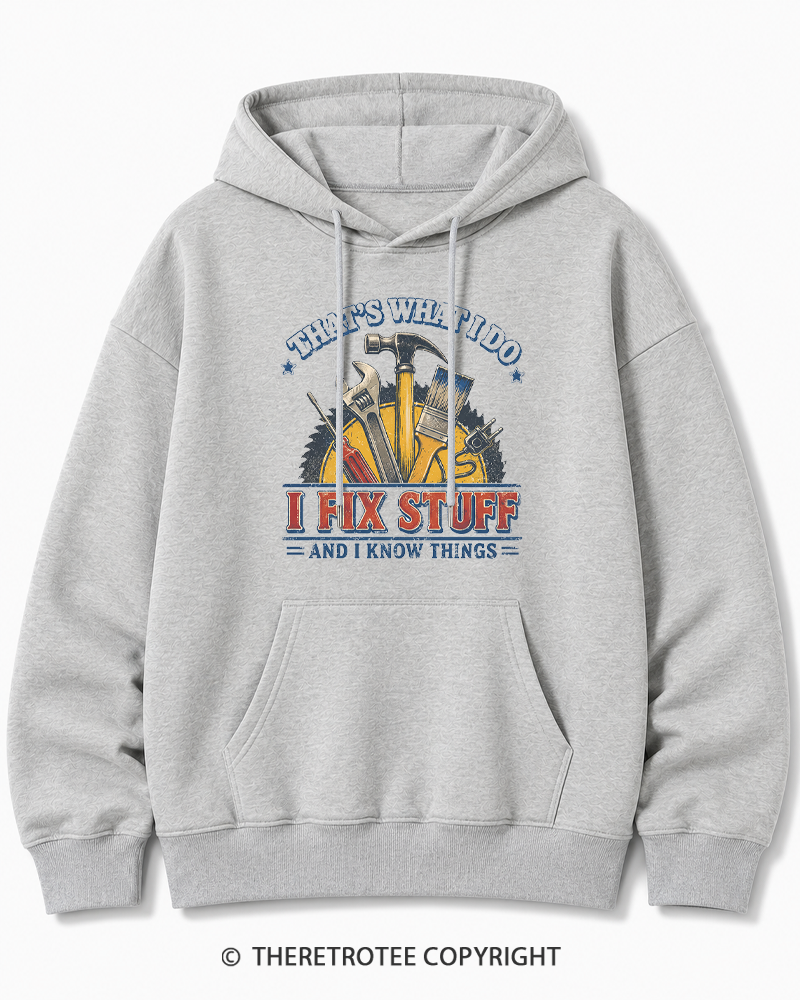 TheRetroTee That’s What I Do 1970s Cotton Hoodie
