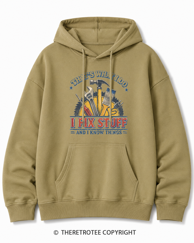 TheRetroTee That’s What I Do 1970s Cotton Hoodie