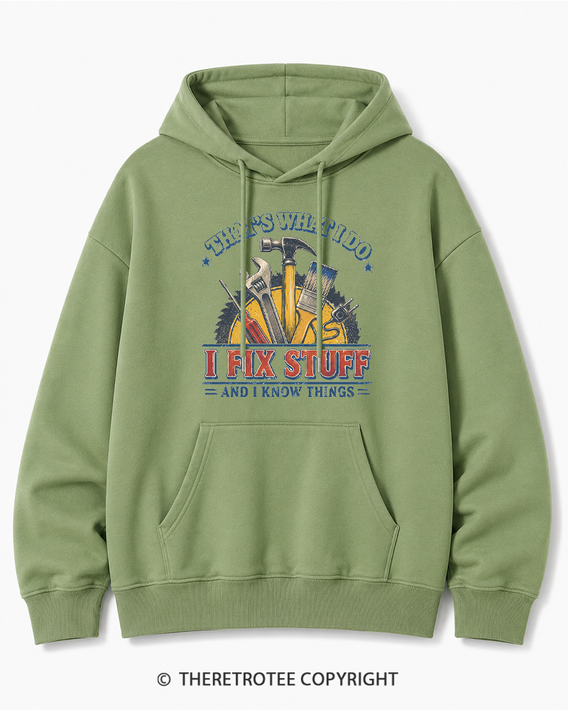 TheRetroTee That’s What I Do 1970s Cotton Hoodie