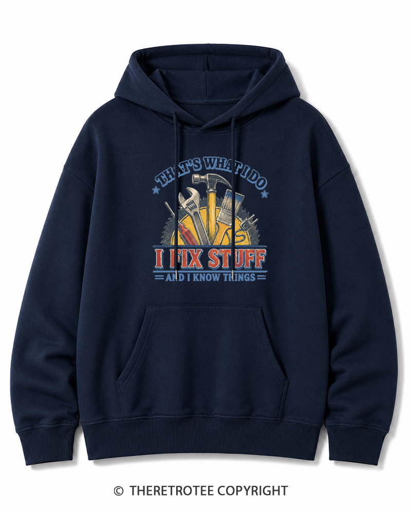 TheRetroTee That’s What I Do 1970s Cotton Hoodie