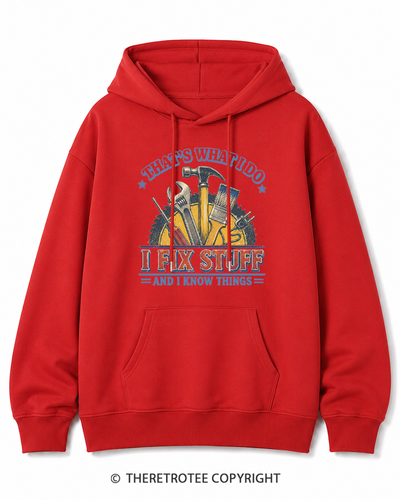 TheRetroTee That’s What I Do 1970s Cotton Hoodie