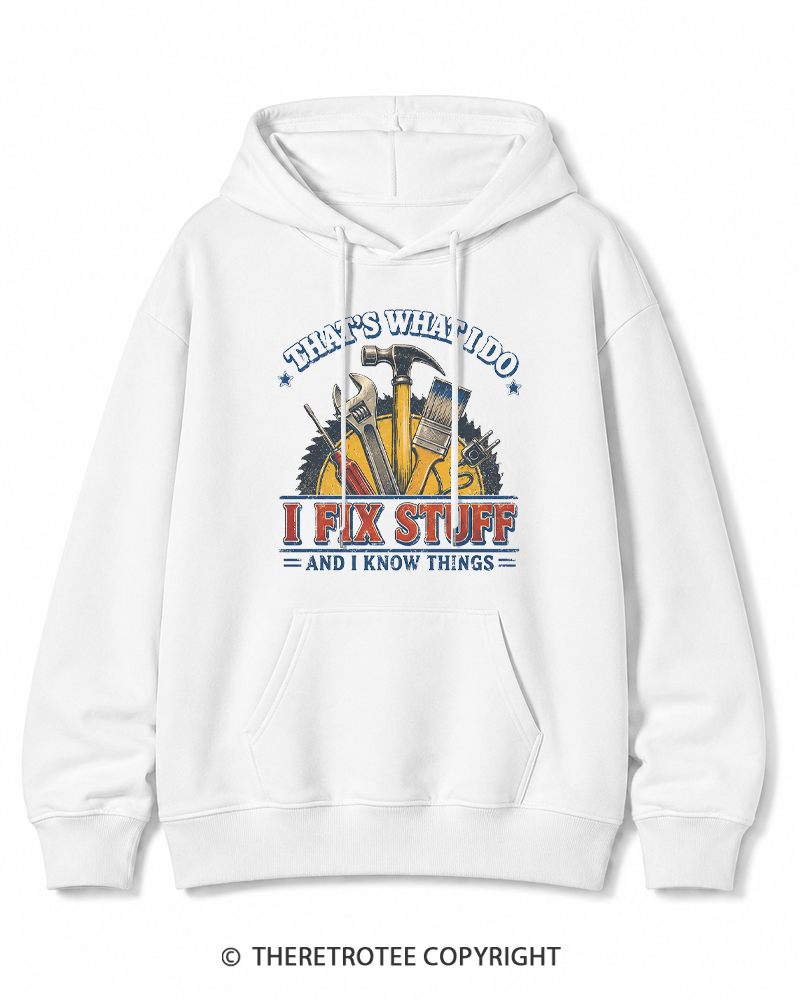 TheRetroTee That’s What I Do 1970s Cotton Hoodie