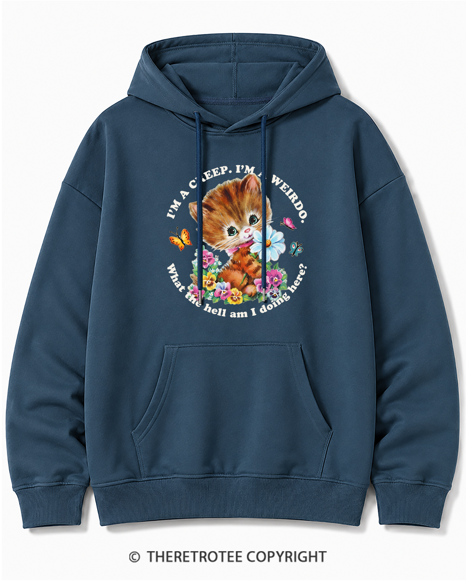 TheRetroTee I'm a Creep 1990s Cotton Hoodie