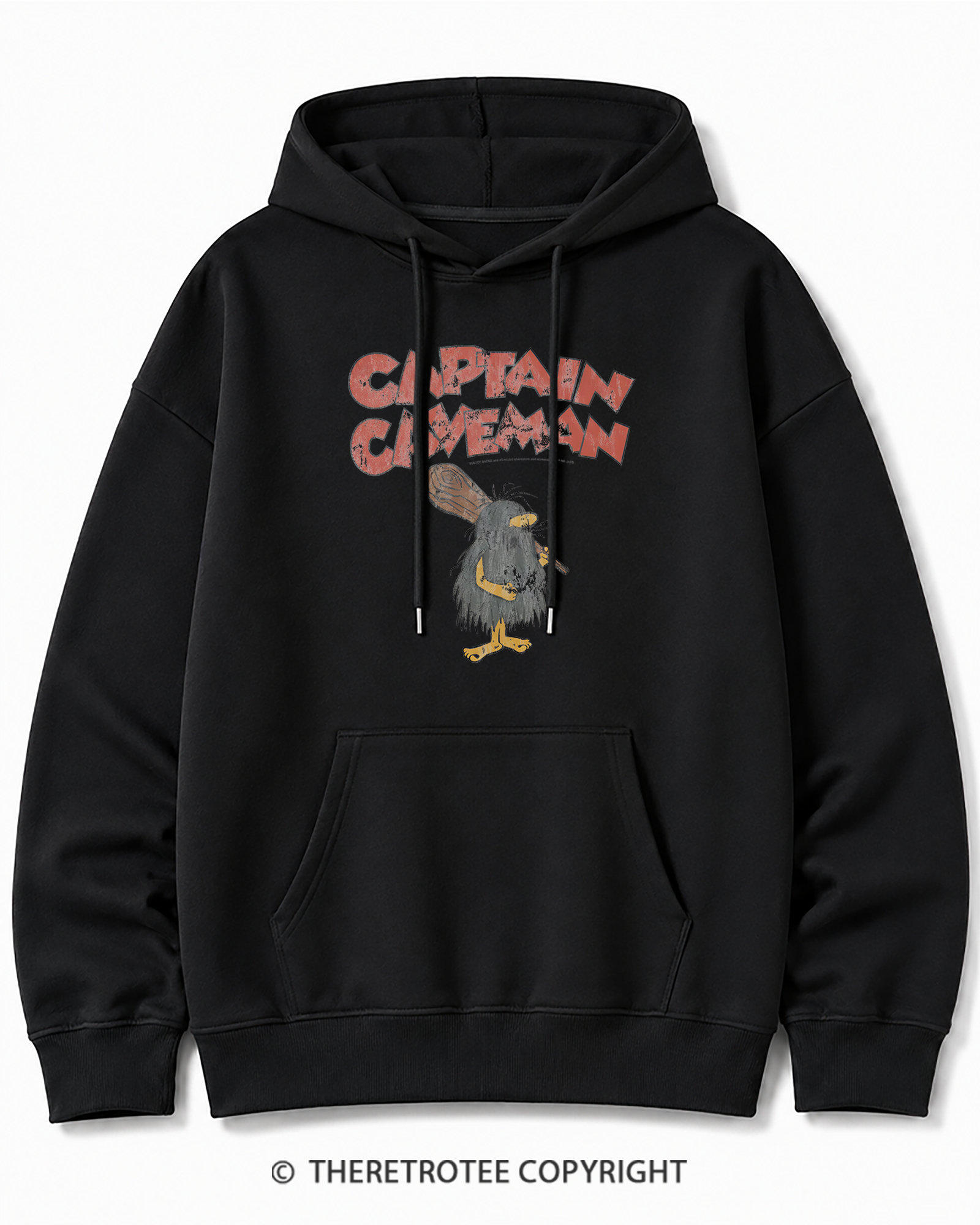 TheRetroTee 1970s Stone Hero Cotton Hoodie