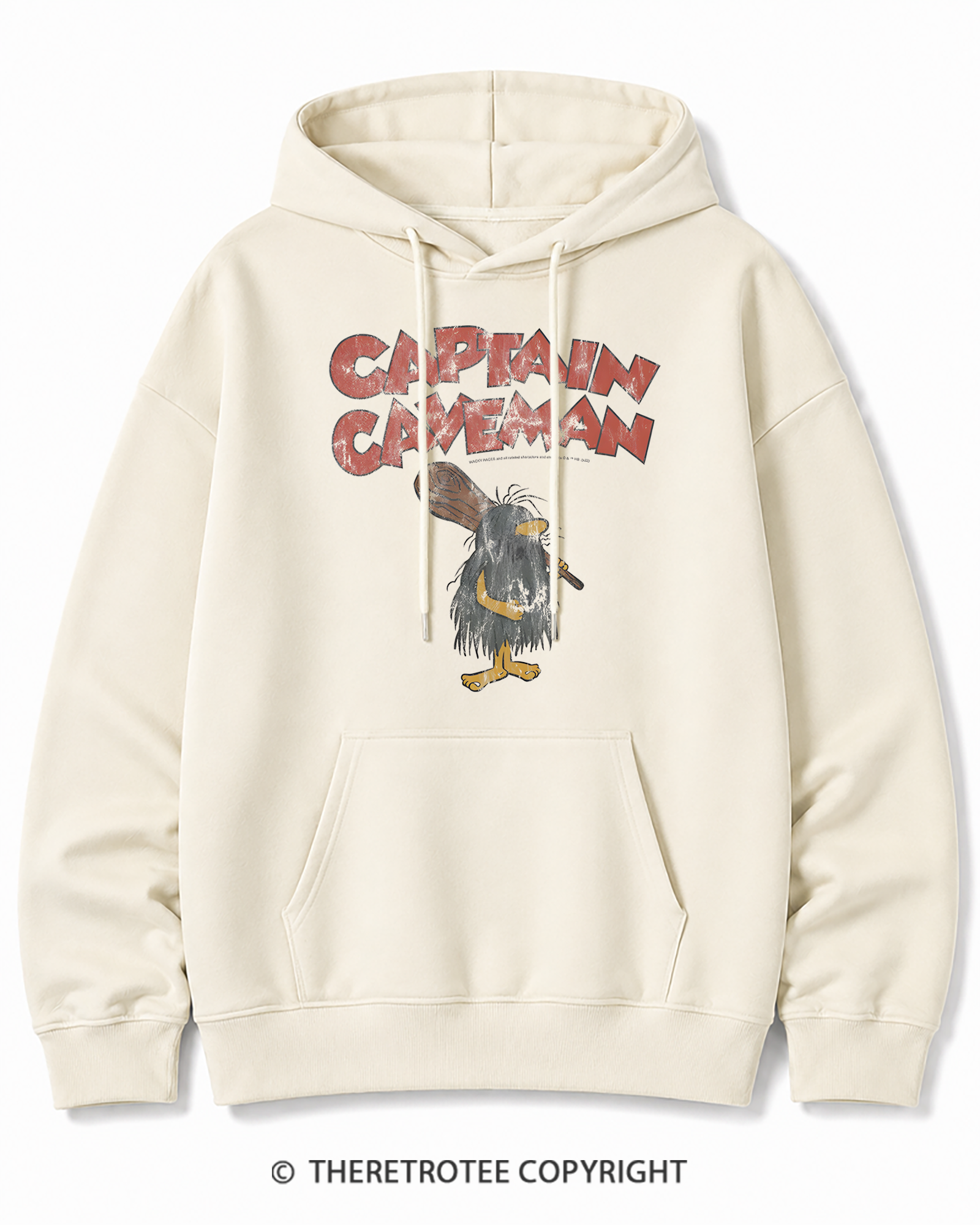 TheRetroTee 1970s Stone Hero Cotton Hoodie