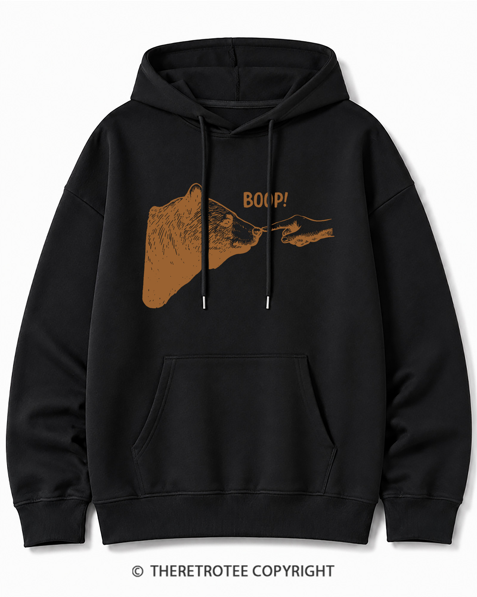 TheRetroTee Boop 1990s Cotton Hoodie