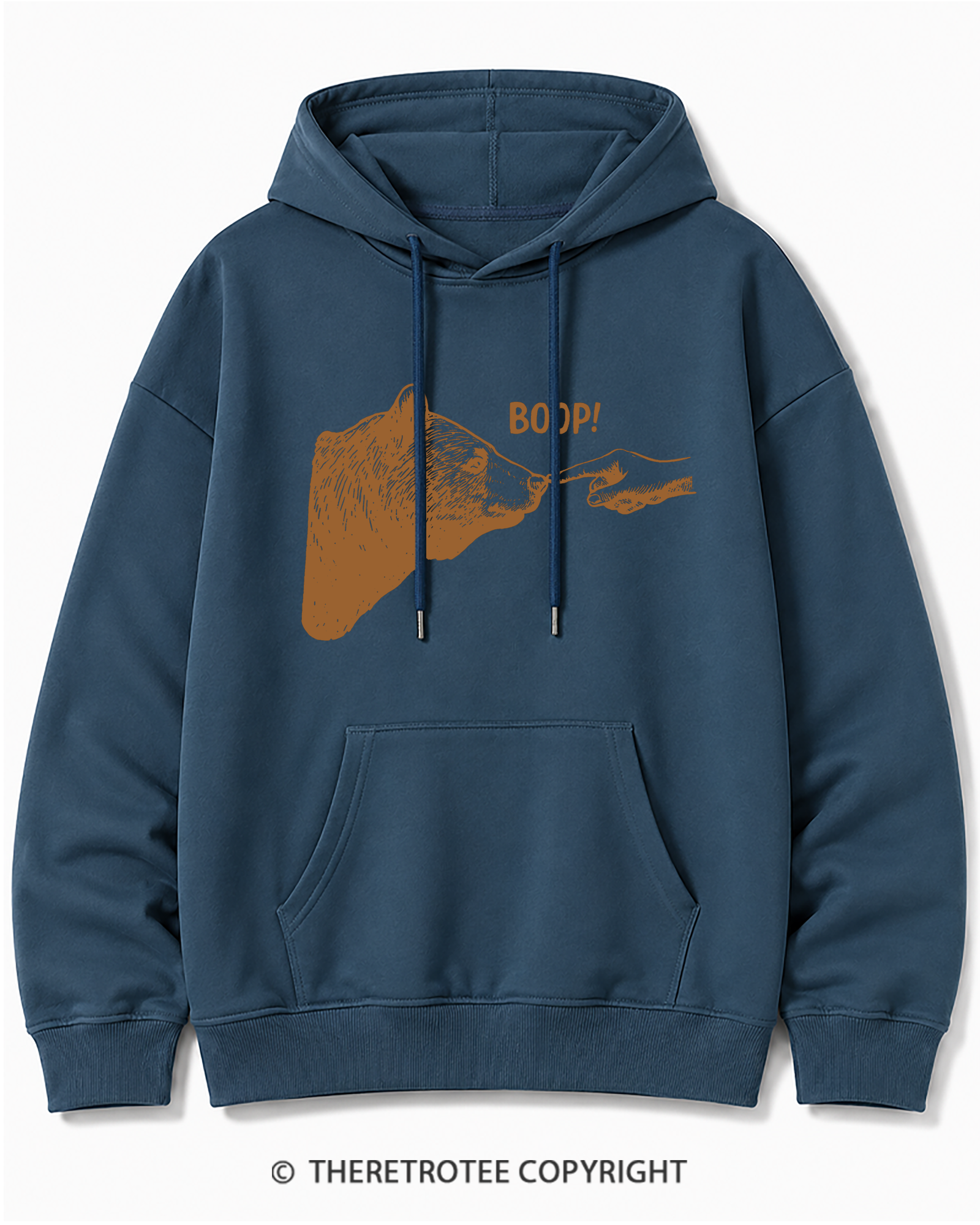 TheRetroTee Boop 1990s Cotton Hoodie