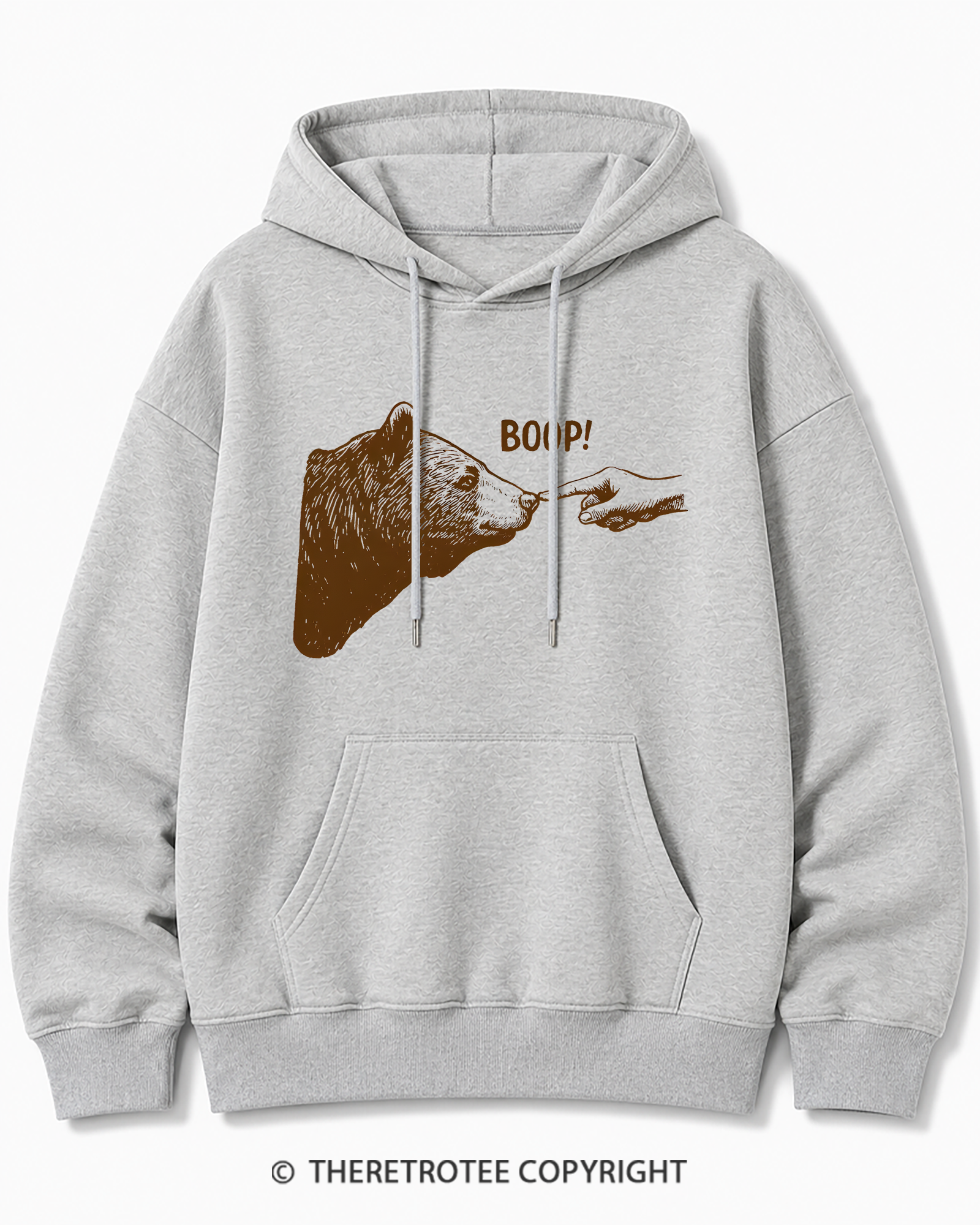 TheRetroTee Boop 1990s Cotton Hoodie