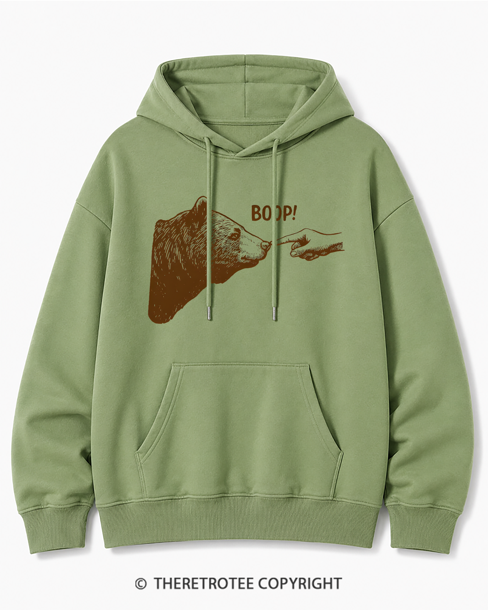 TheRetroTee Boop 1990s Cotton Hoodie