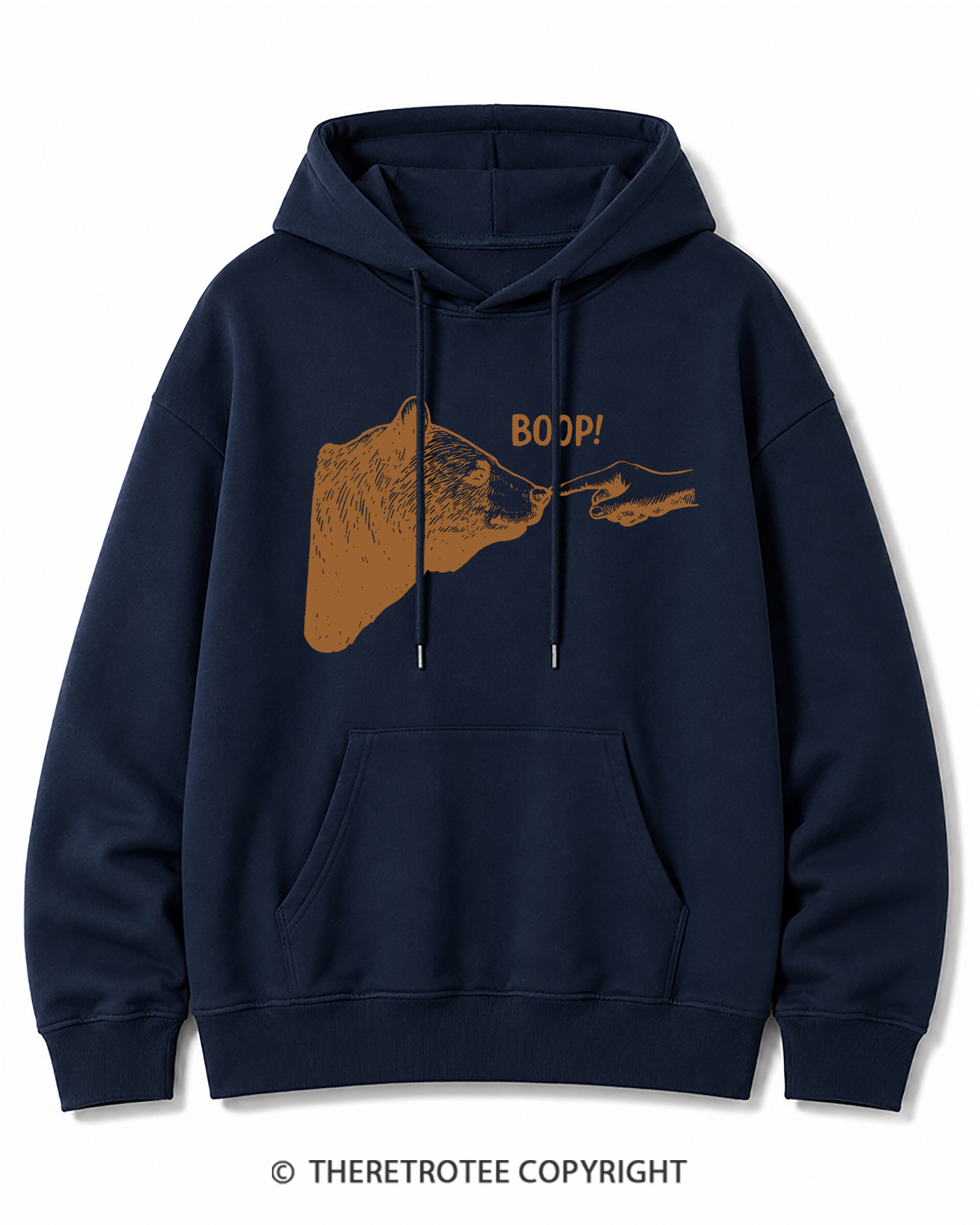 TheRetroTee Boop 1990s Cotton Hoodie