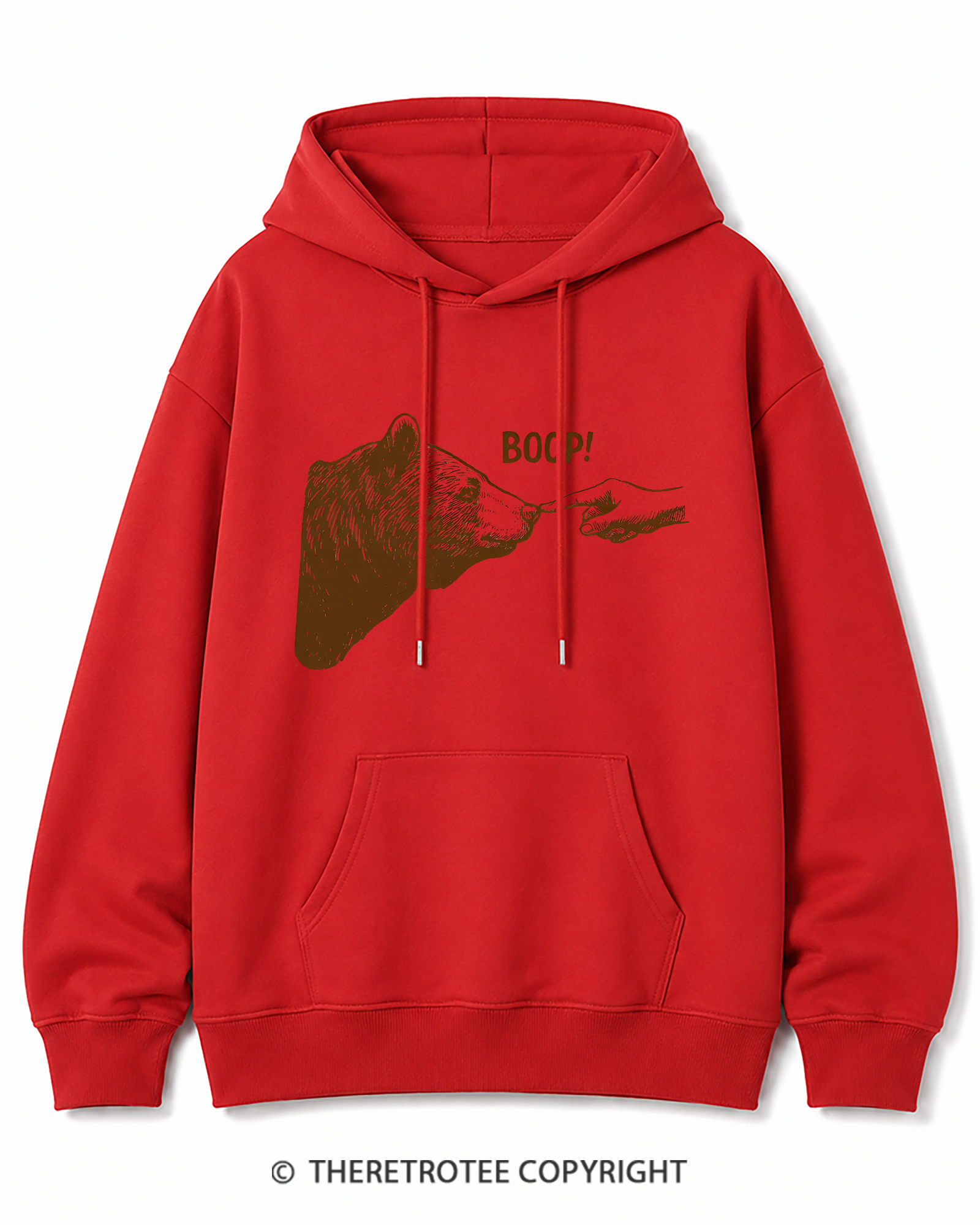TheRetroTee Boop 1990s Cotton Hoodie