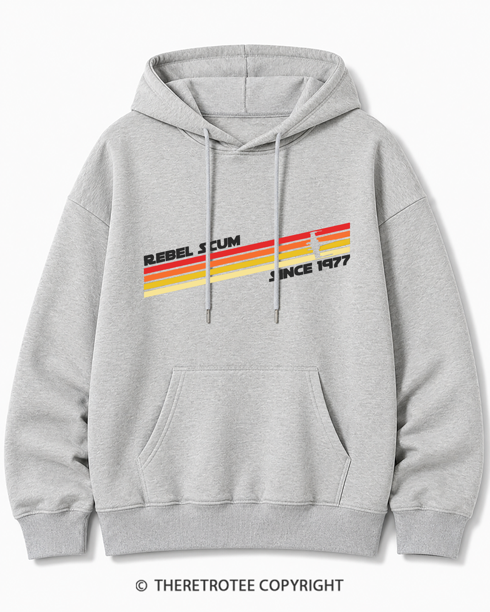 TheRetroTee  1977 Classic Stripes Since 1970s Cotton Hoodie