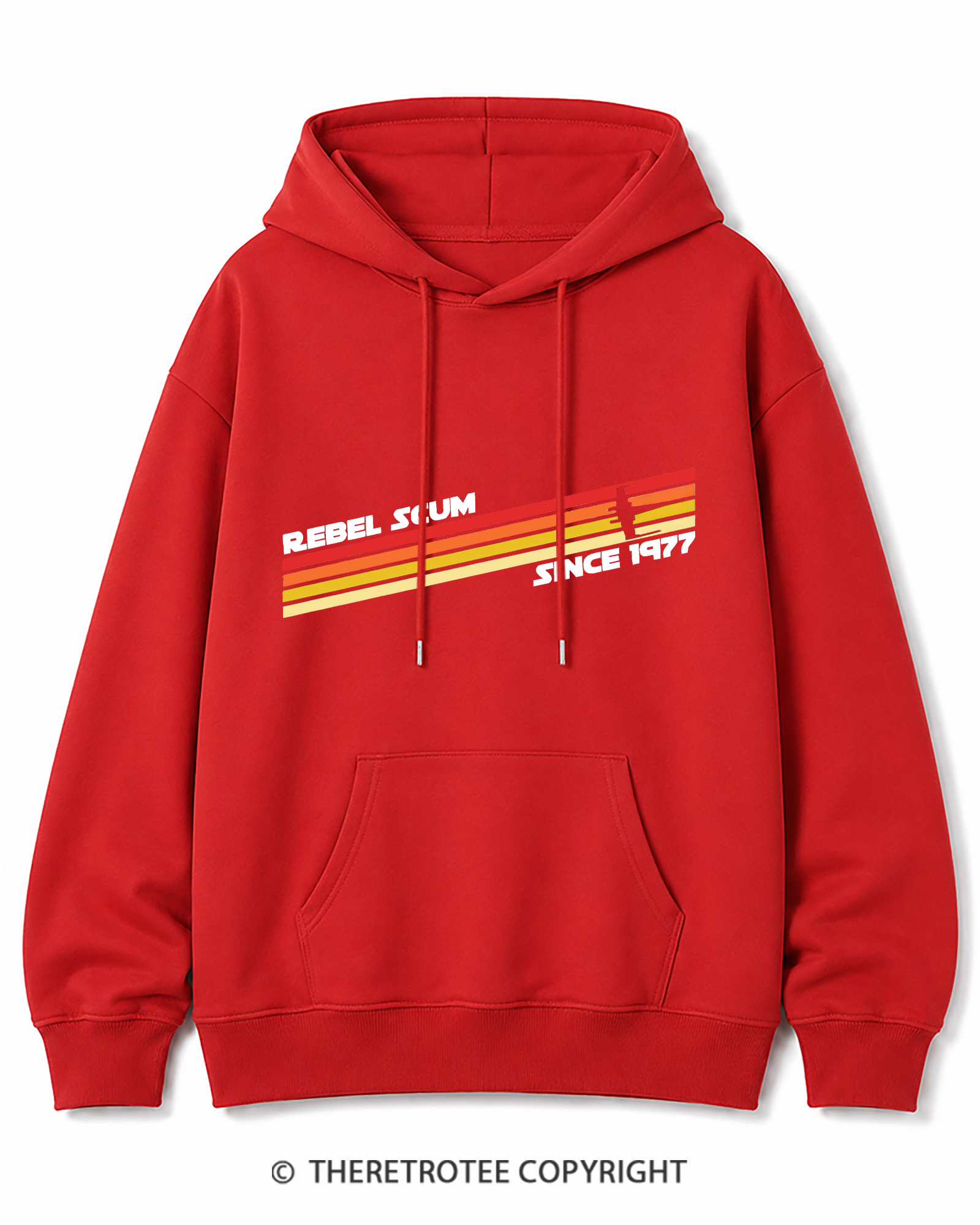 TheRetroTee  1977 Classic Stripes Since 1970s Cotton Hoodie