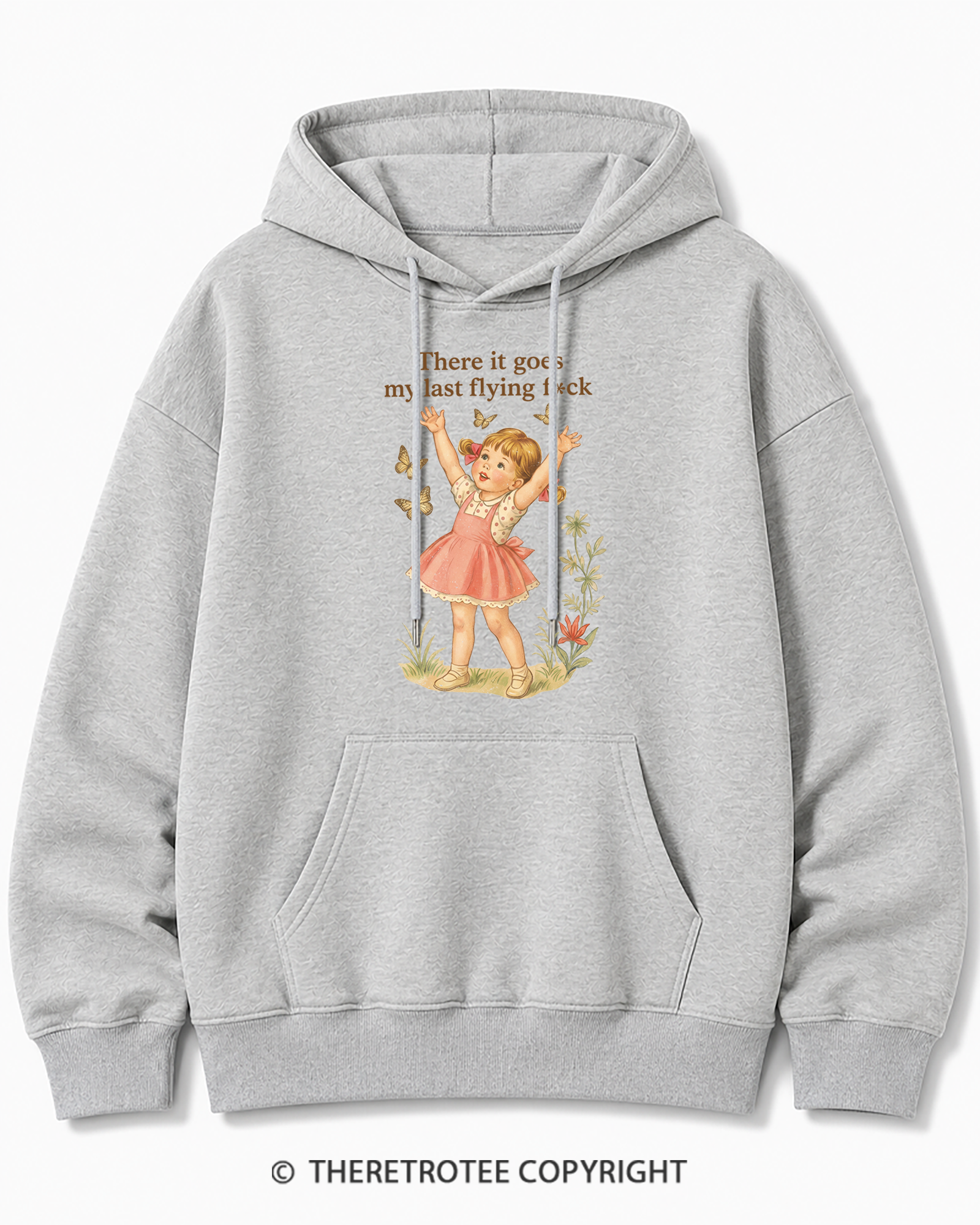 TheRetroTee There It Goes My Last Flying Fck 1950s Cotton Hoodie
