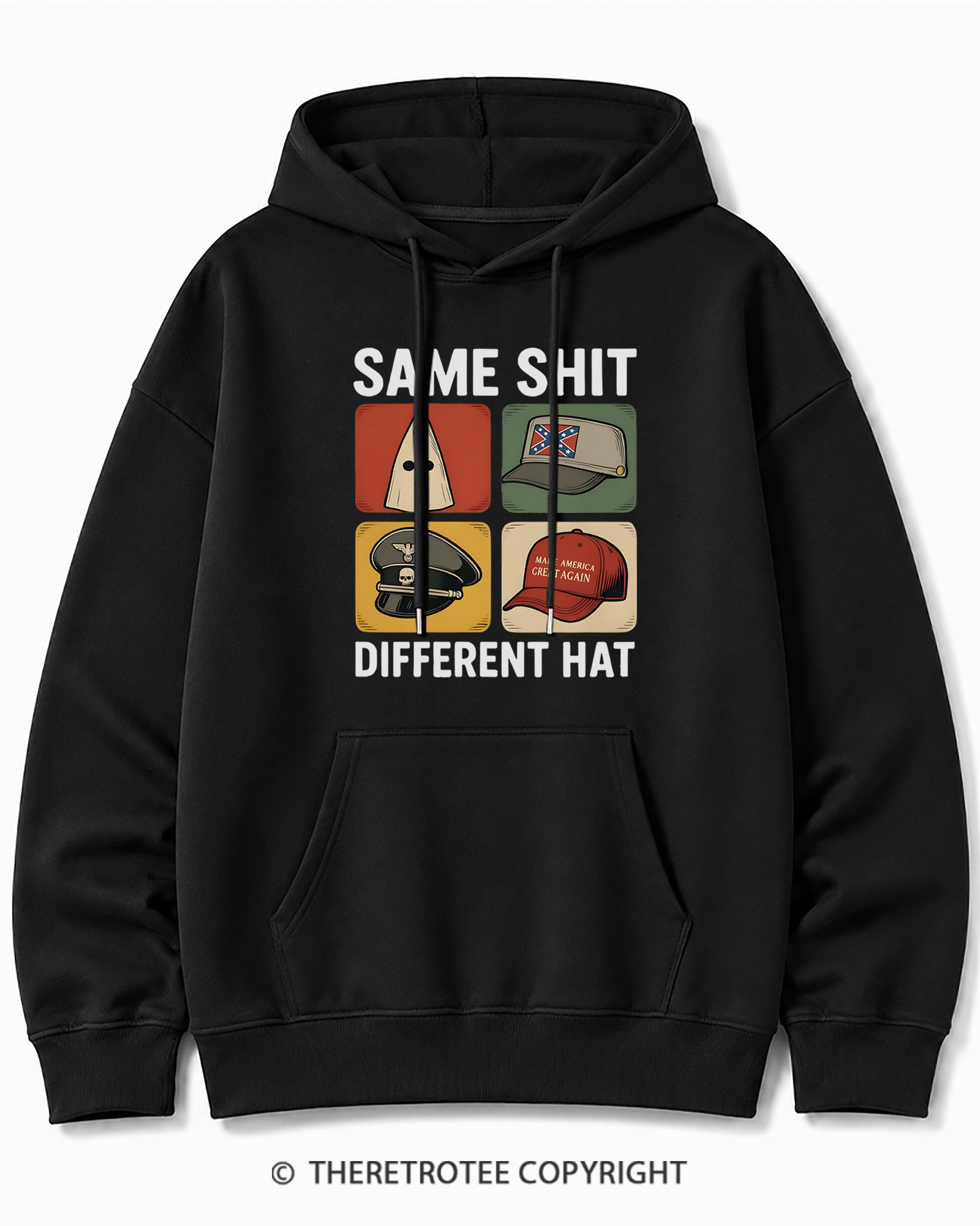 TheRetroTee Same Shit Different Cotton Hoodie