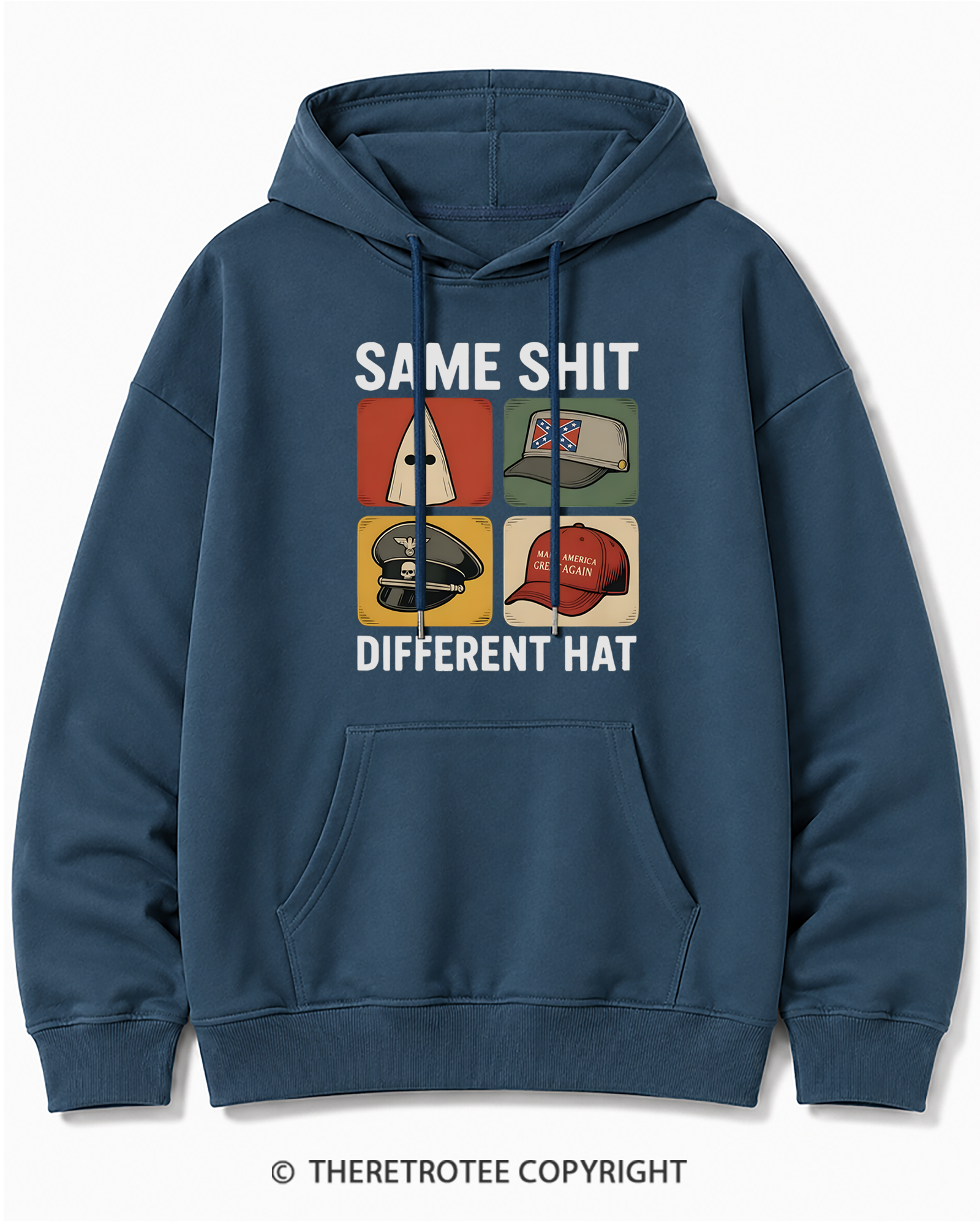 TheRetroTee Same Shit Different Cotton Hoodie