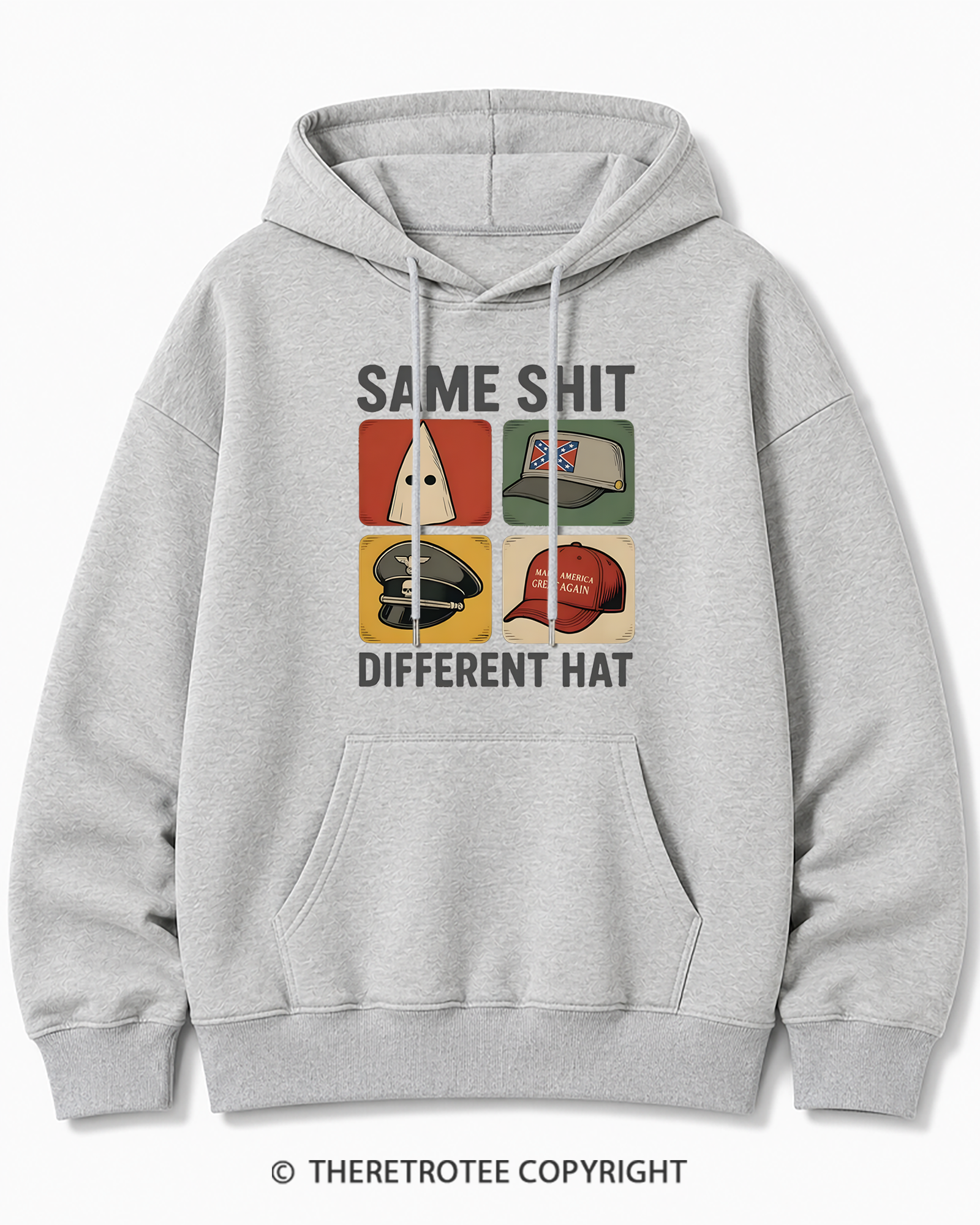 TheRetroTee Same Shit Different Cotton Hoodie