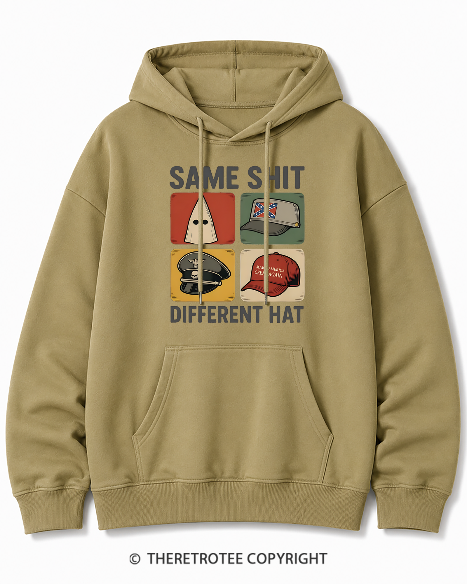 TheRetroTee Same Shit Different Cotton Hoodie
