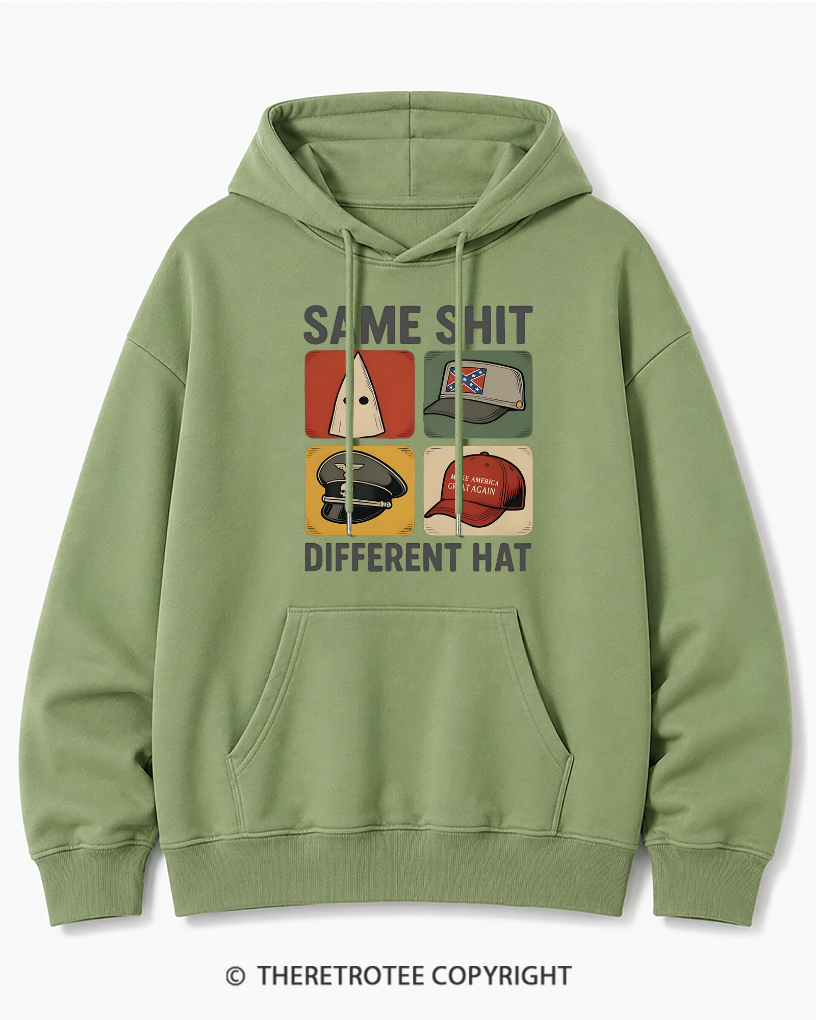 TheRetroTee Same Shit Different Cotton Hoodie