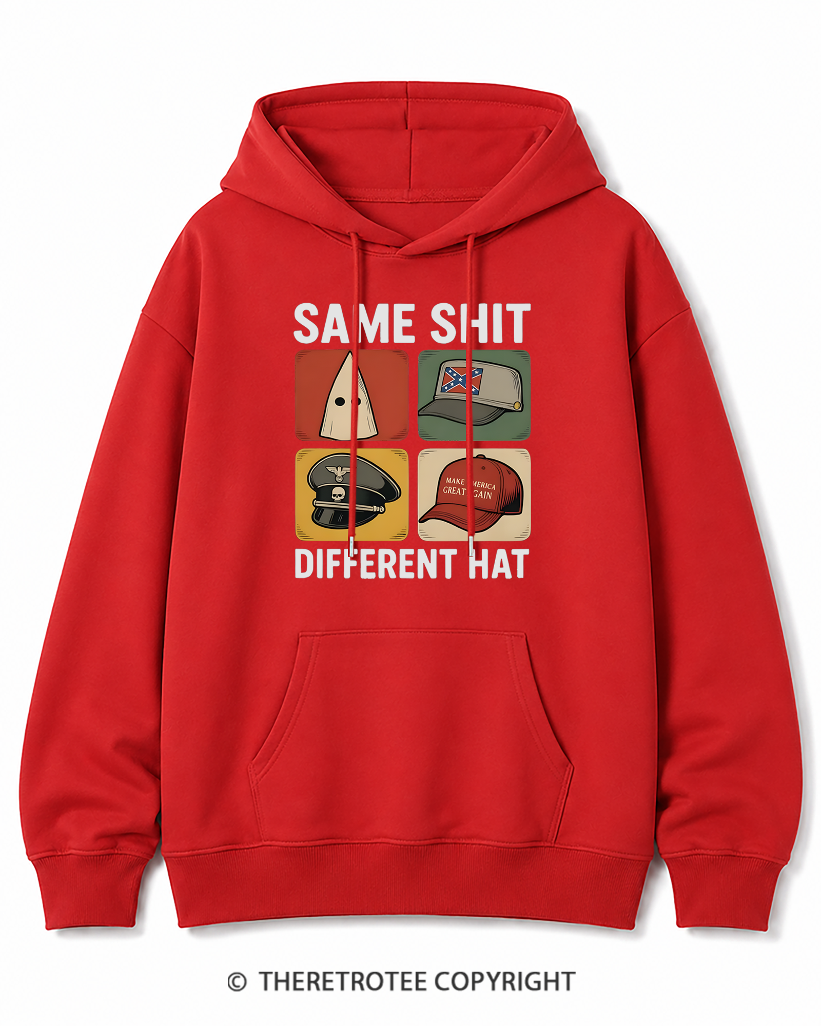 TheRetroTee Same Shit Different Cotton Hoodie