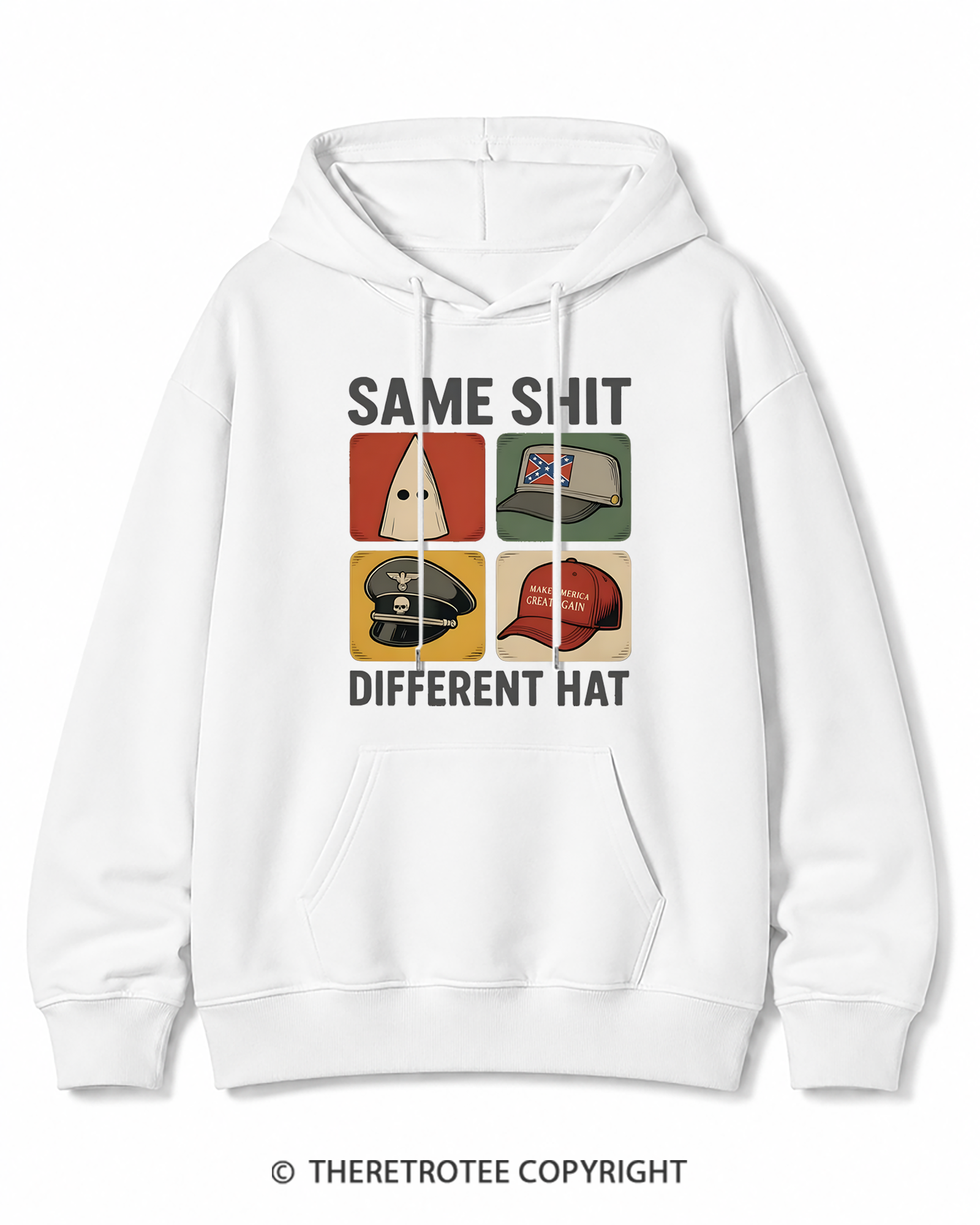 TheRetroTee Same Shit Different Cotton Hoodie
