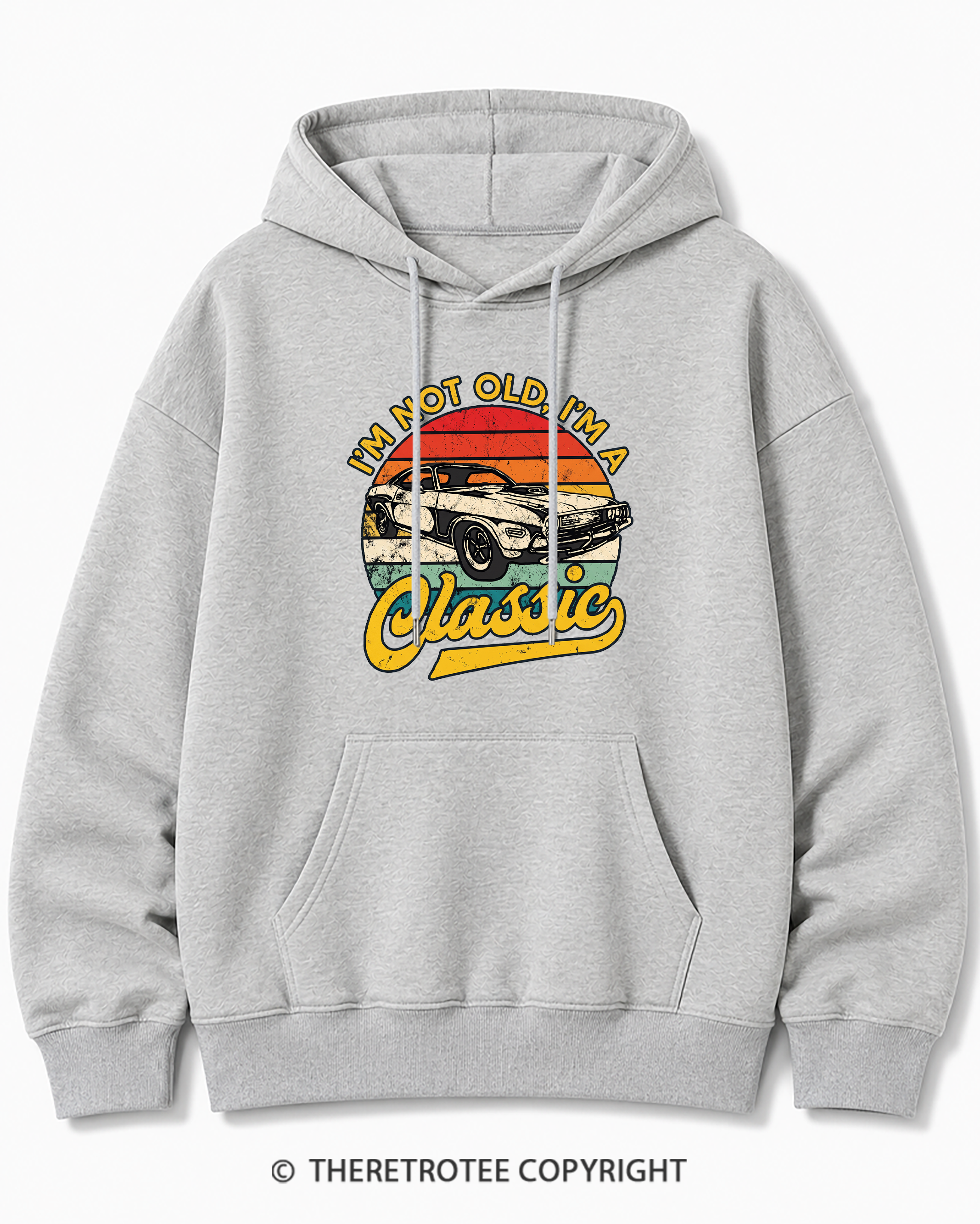 TheRetroTee I'm Not Old I'm A Classic 1970s Cotton Hoodie