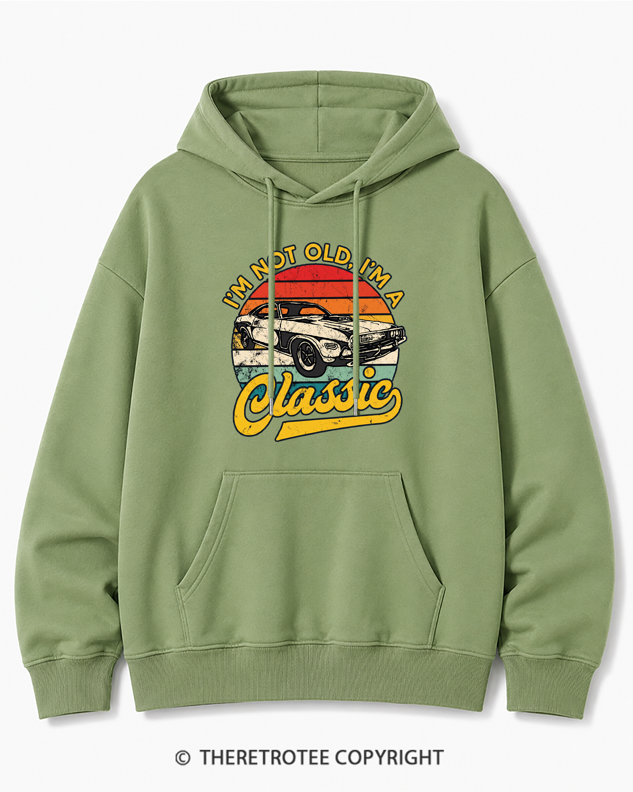 TheRetroTee I'm Not Old I'm A Classic 1970s Cotton Hoodie