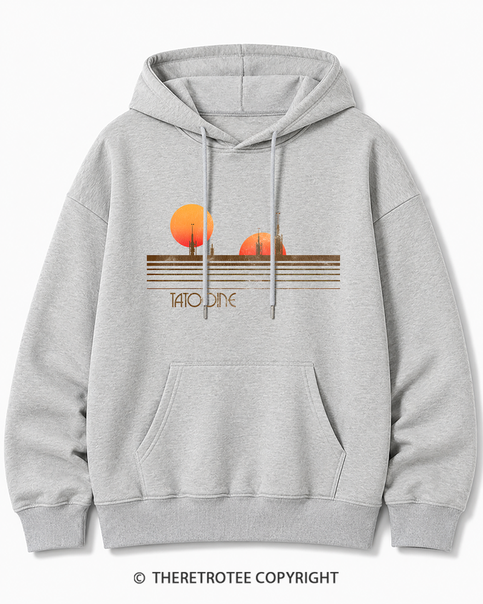 TheRetroTee Galaxy 1980s Cotton Hoodie