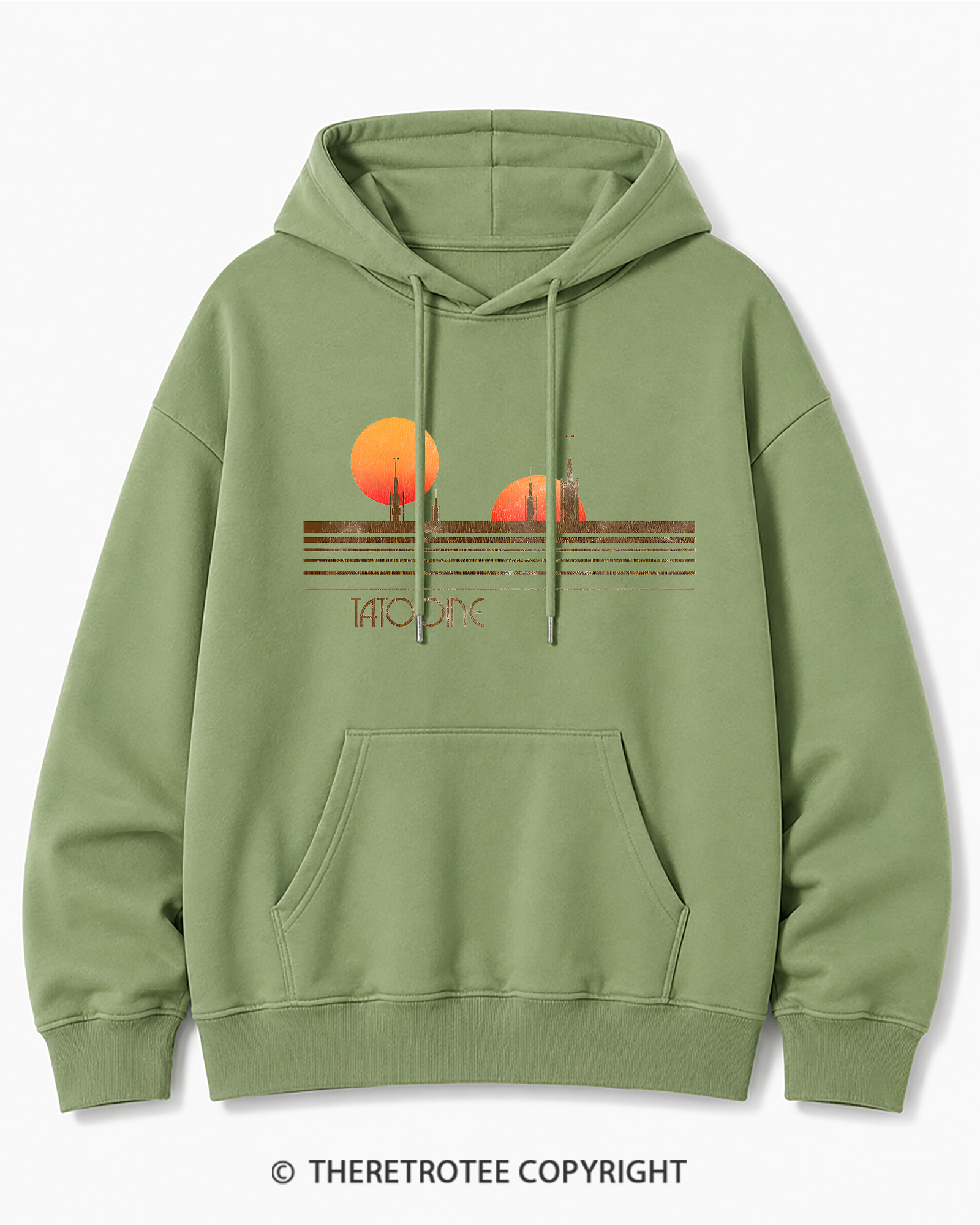 TheRetroTee Galaxy 1980s Cotton Hoodie