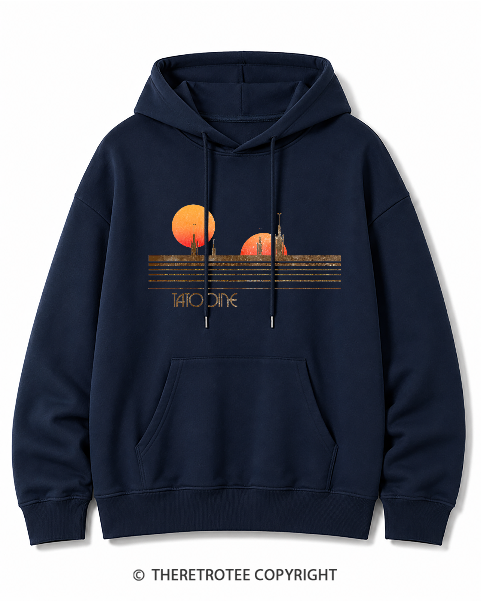 TheRetroTee Galaxy 1980s Cotton Hoodie