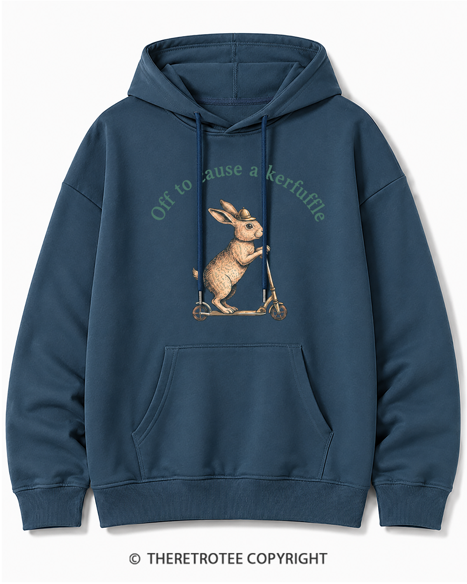 TheRetroTee Off To Cause A Kerfuffle 1950s Cotton Hoodie