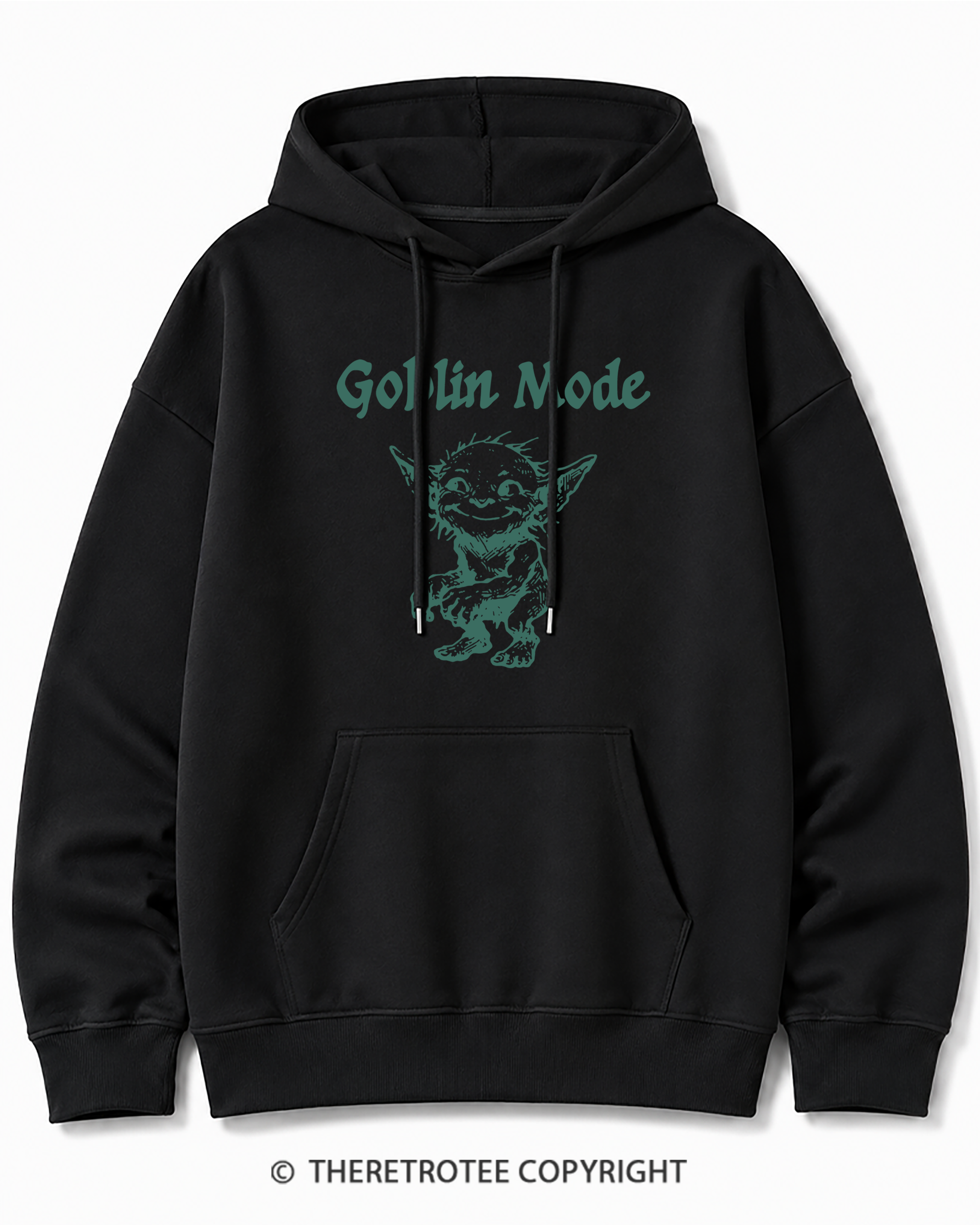 TheRetroTee Goblin Mode Cotton Hoodie