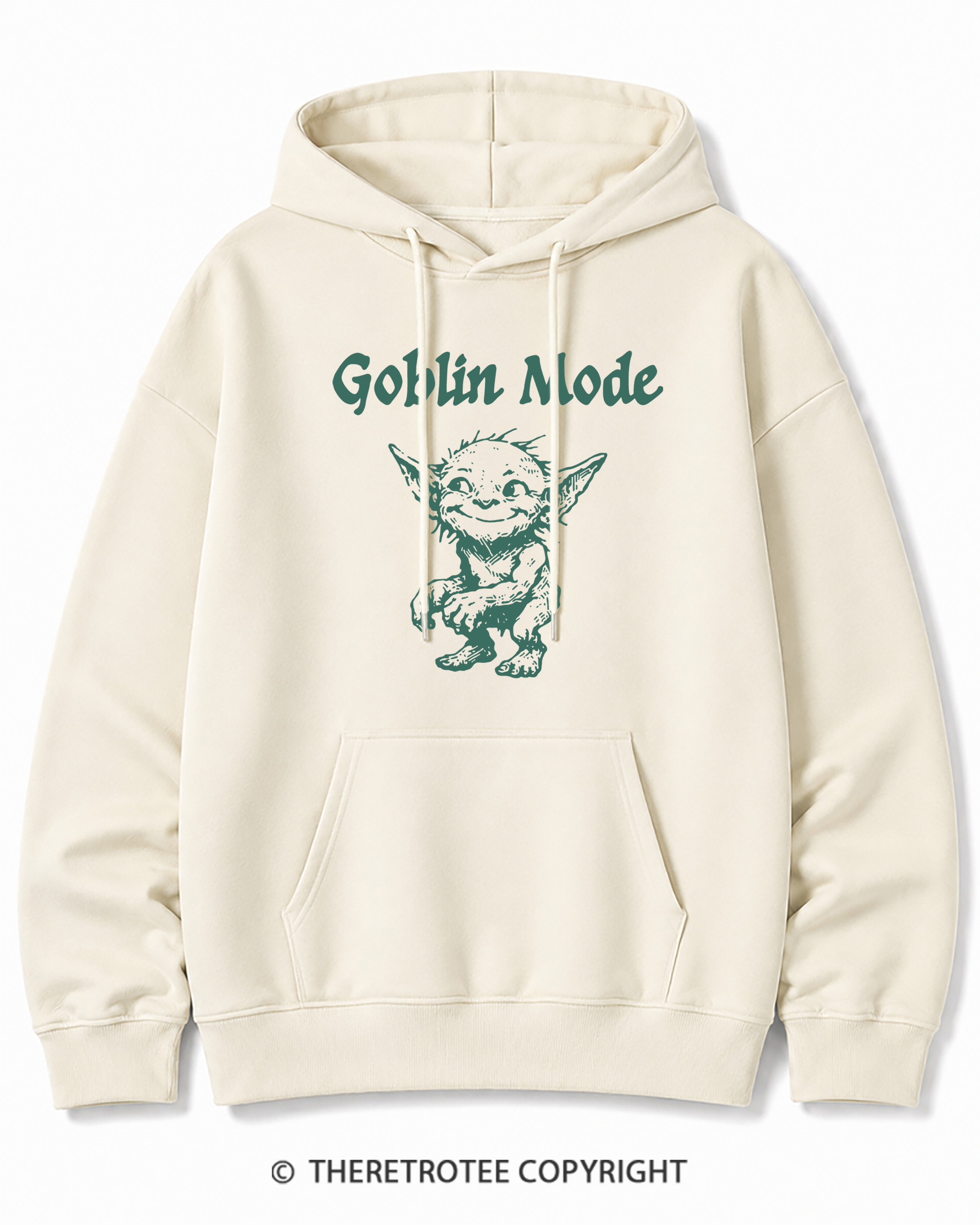 TheRetroTee Goblin Mode Cotton Hoodie