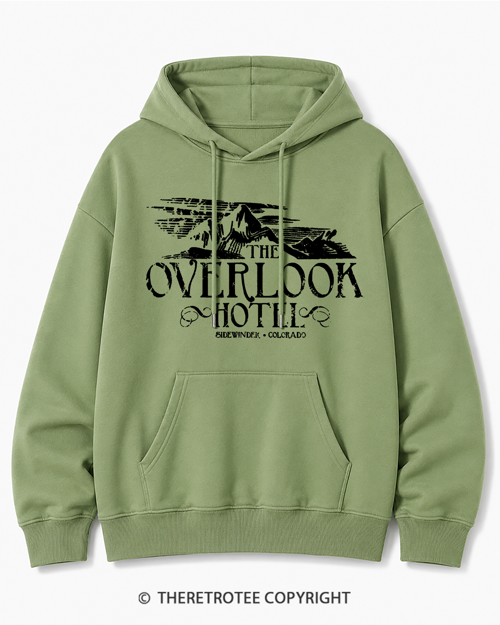 TheRetroTee The Overlook Hotel 1980s Cotton Hoodie